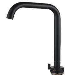 Torneira Clean – Monocomando – Latão Preto Cromado YL2305B